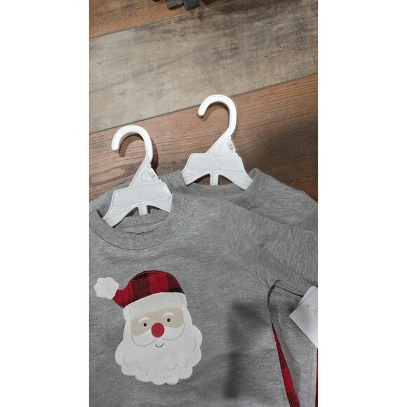 Planet Cotton Santa Plaid Two Piece Outfit Size 24M New With Tags. B9/10 - Picture 4 of 4